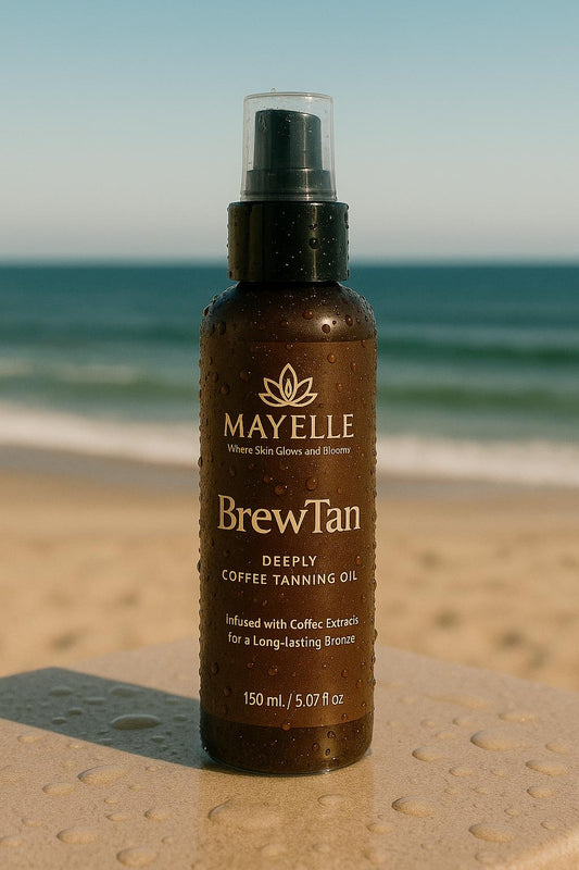Brew-Tan deeply coffee tanning oil
